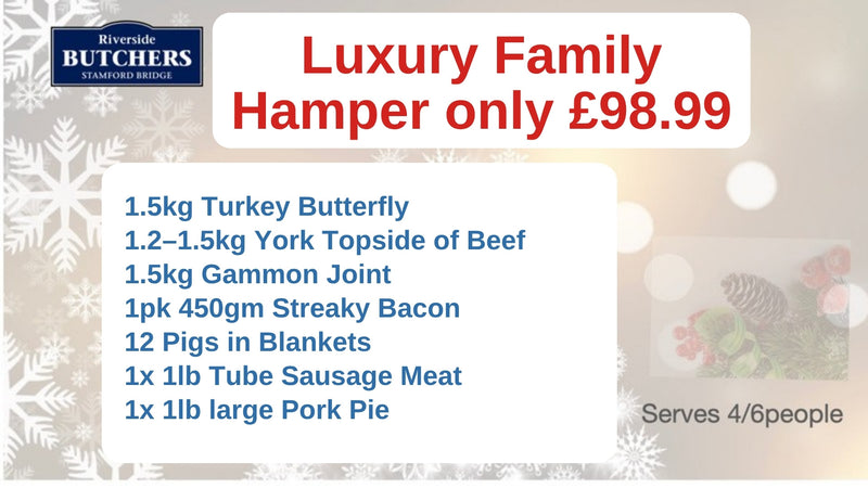 Luxury Family Christmas Hamper only £98.99 – contents list